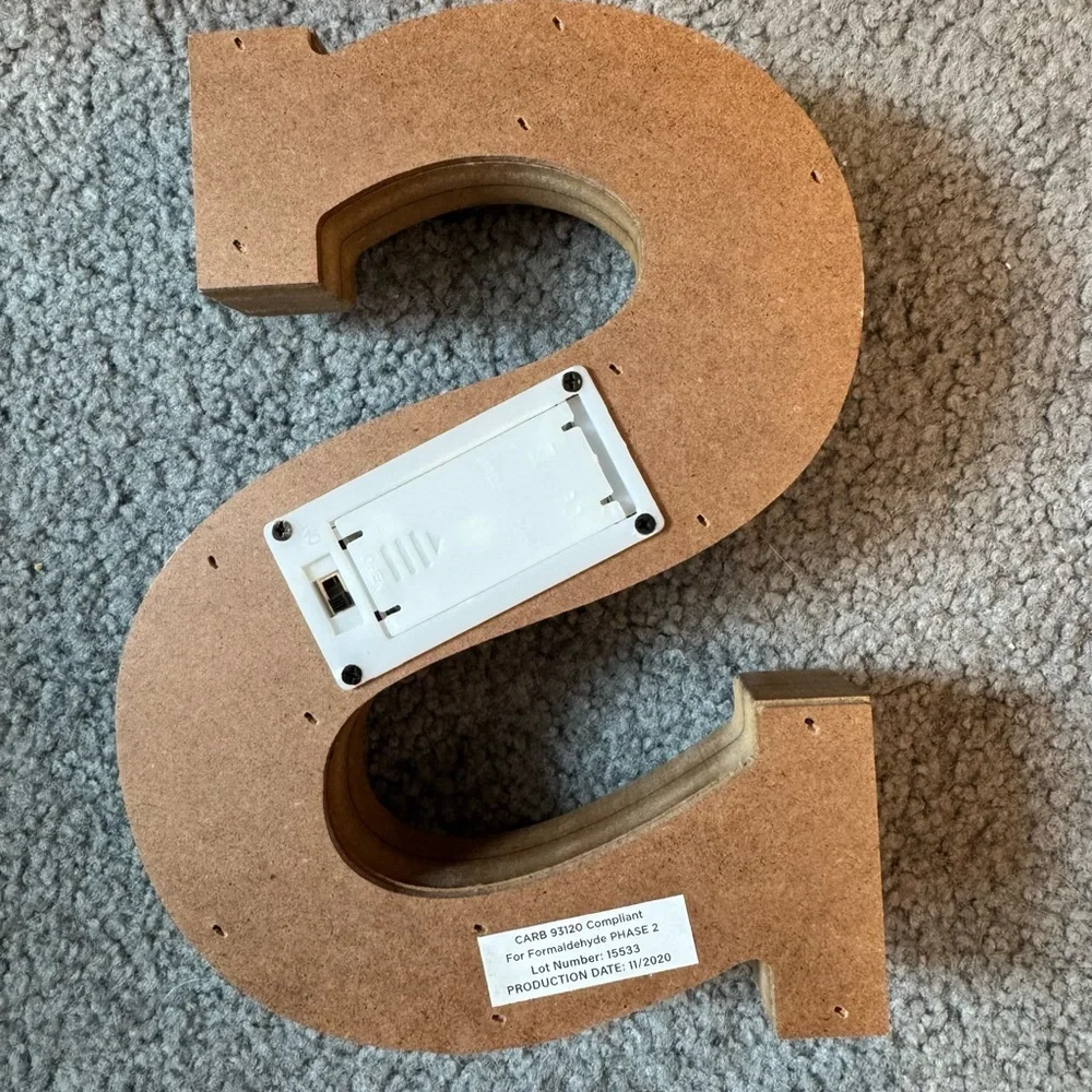Wooden Letter 